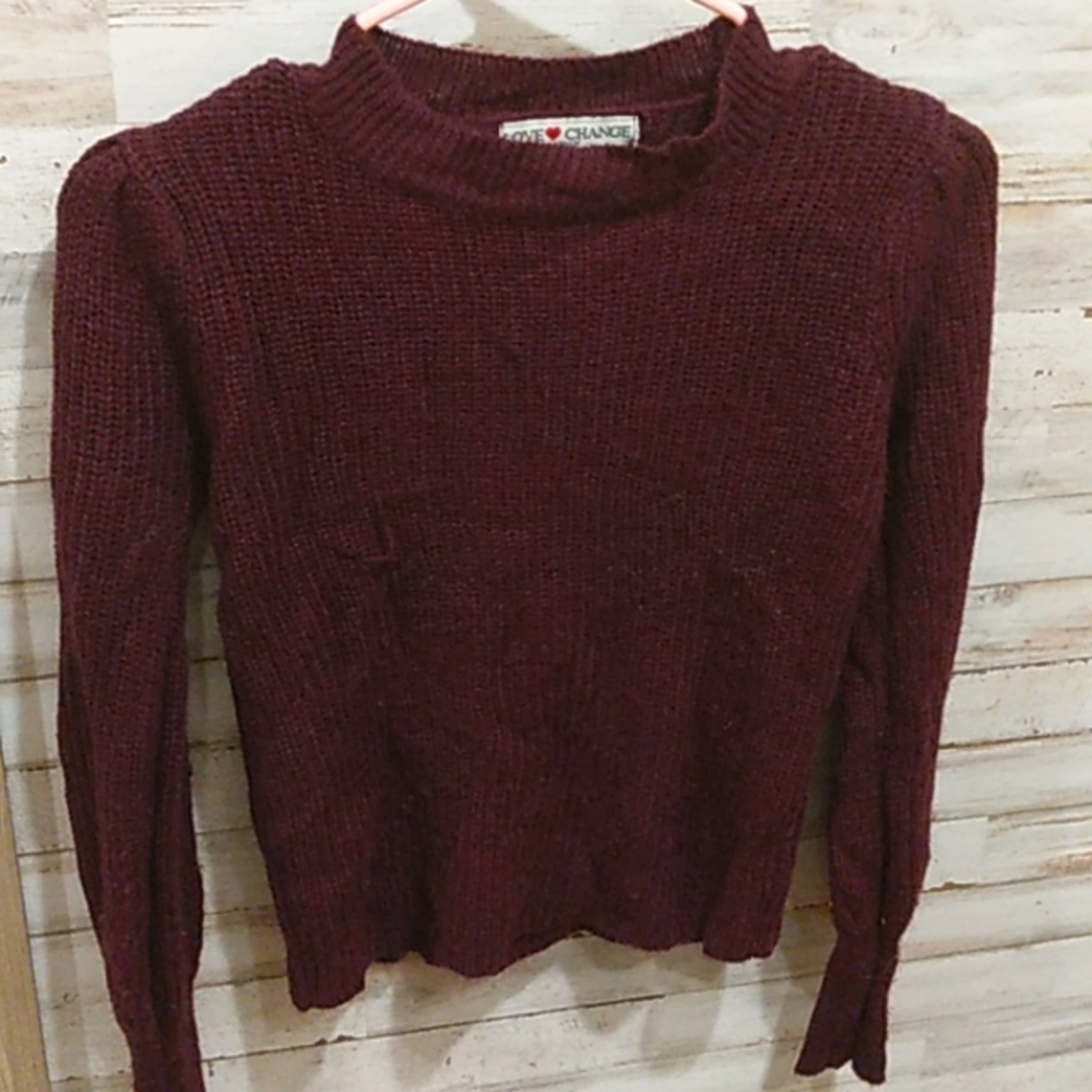 Love Change women's sweater.   Box 225